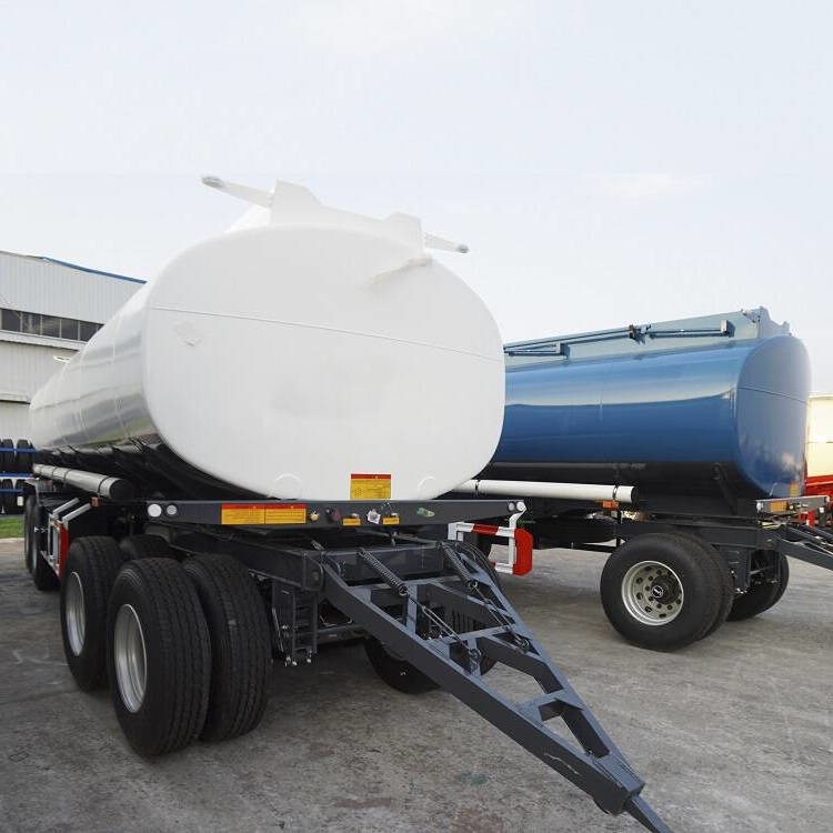CIMC 3 Axle 20000 Liters Drawbar Fuel Tank Full Trailer for Sale