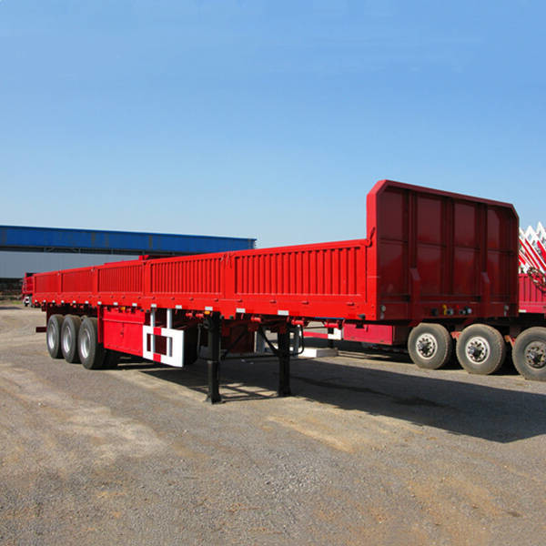 CIMC 3 Axle 40T Side Wall Container Or Cargo High Side Trailer For Sale
