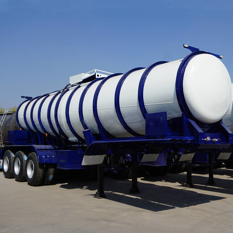 20cbm Chemical Sulfuric Acid Tanker Trailer for Sale - CIMC Manufacturer
