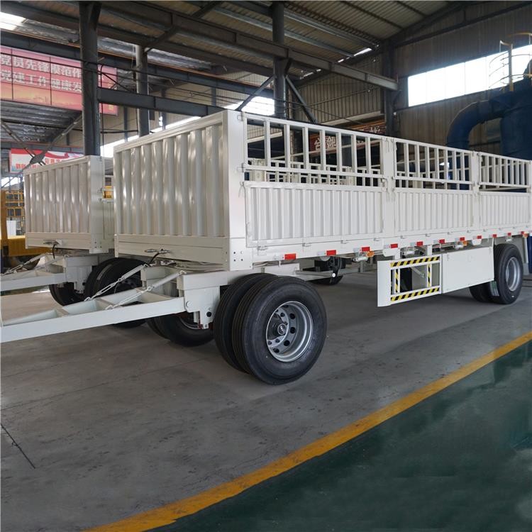 2 Axle Fence Livestock Drawbar Trailer for SaleCIMC Manufacturer