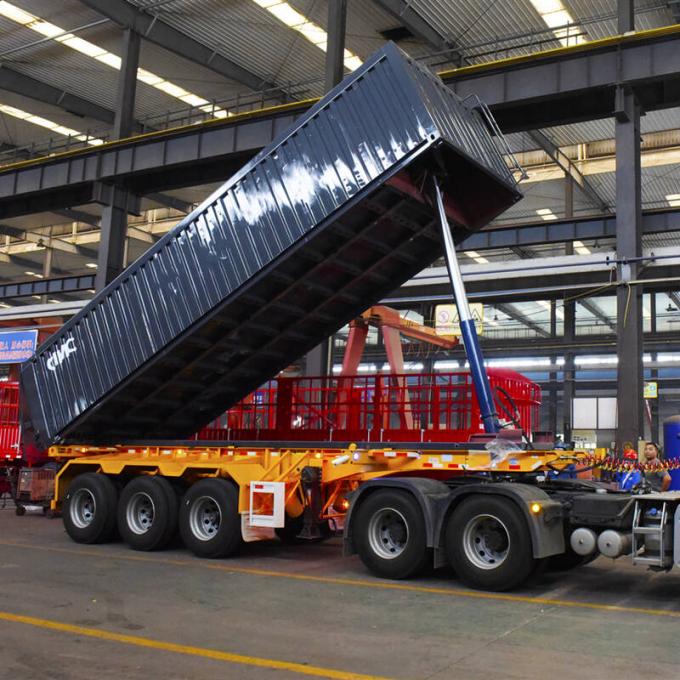 3 Axle Tipper Chassis Semi Trailer For Sale-CIMC Trailer