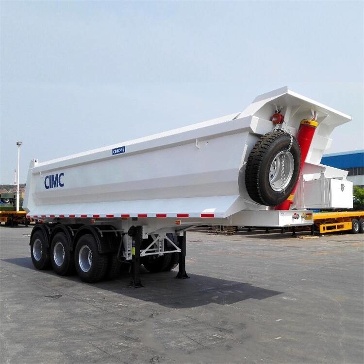 50Ton 3 Axle U Type Tipper Semi Trailer For Sale-CIMC Trailer