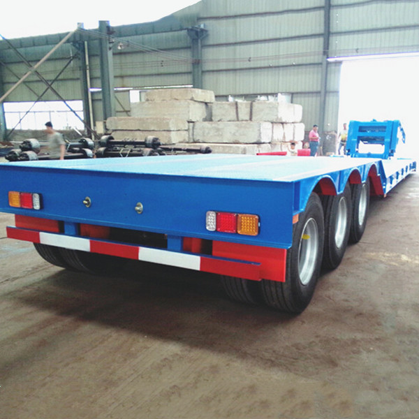 80 Ton Detachable Gooseneck Rgn Lowboy Trailer for Sale - CIMC Manufacturer