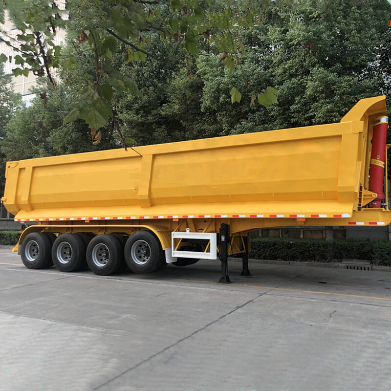4 Axle 60T CIMC Semi Dump Tipper Tractor Trailer Price for Sale