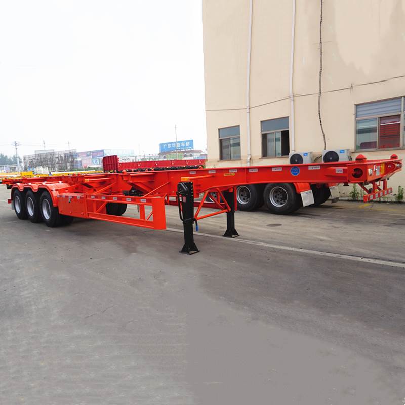 3 Axle 40ft Container Chassis Skeletal Trailer-CIMC Manufacturer