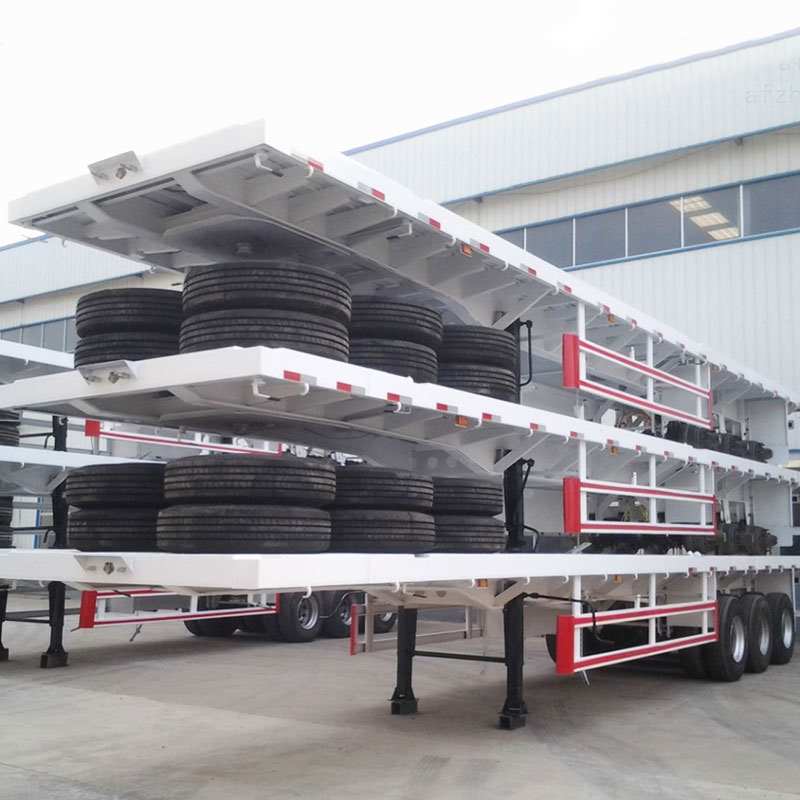 40ft Flatbed Semi Trailer-CIMC Manufacturer