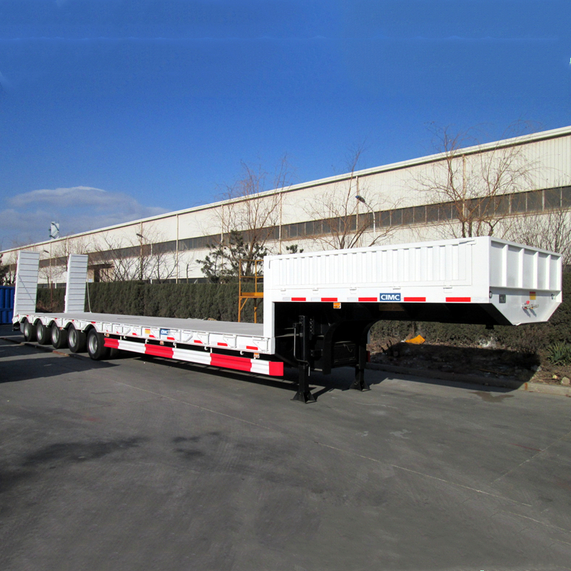5 Axles Low Bed Loader Trailer