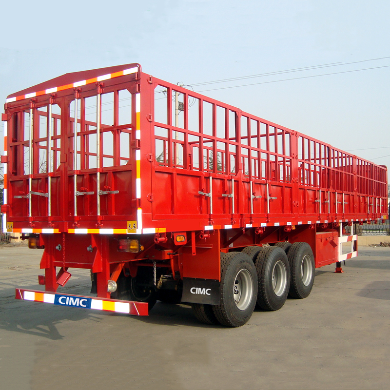 50 Ton Fence Cargo Truck Trailer