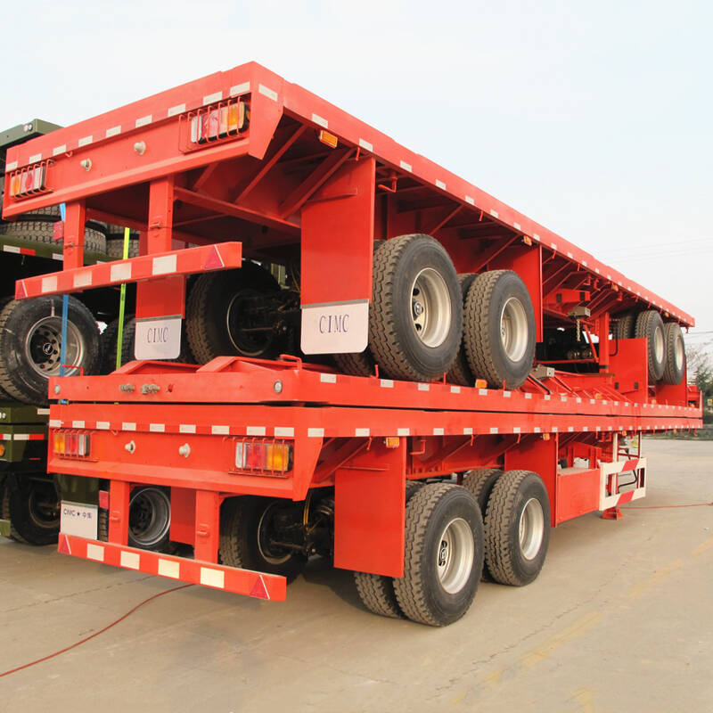 2 Axle 40 Feet Flatbed Trailer
