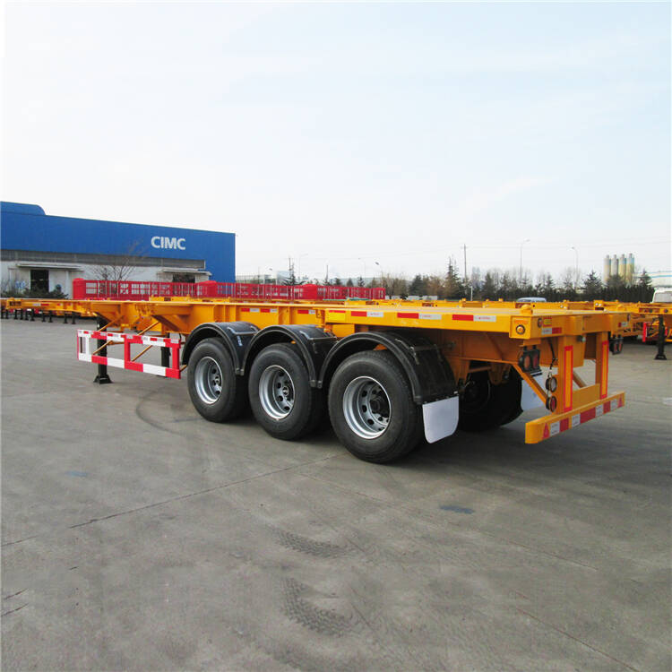 CIMC Tri Axle Skeleton Semi Trailer