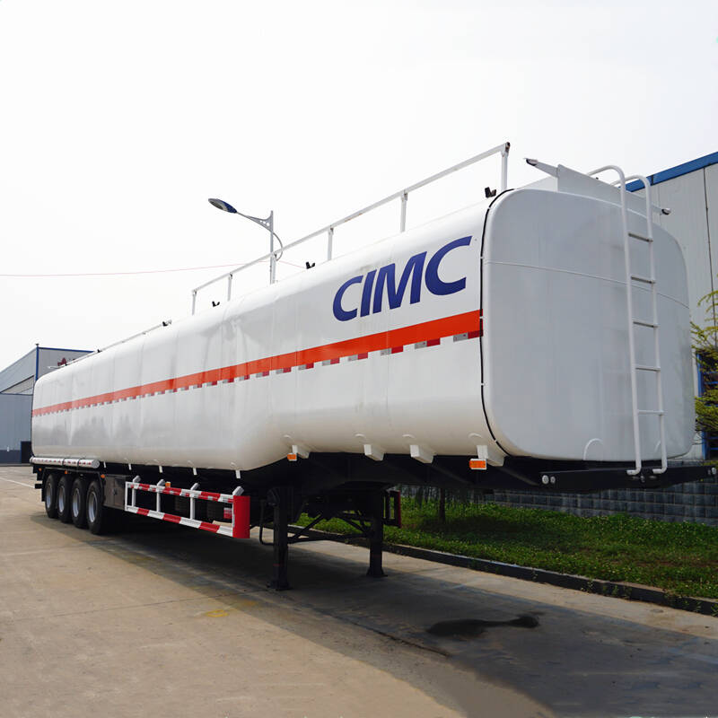 90000 Liters 4 Axle Fuel Trailer Tanker