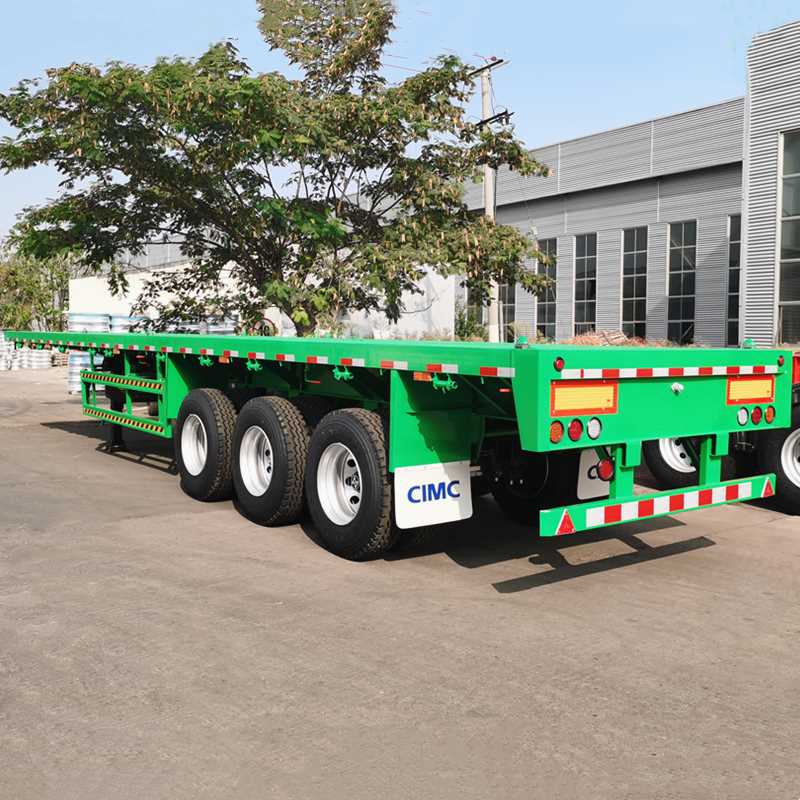 CIMC Tri Axle 20/40 FT Flatbed Trailer