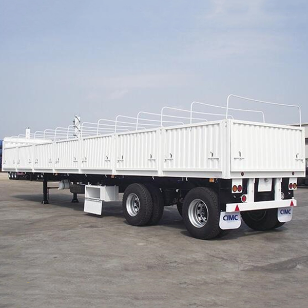 2 Axle Sidewall Truck Trailer