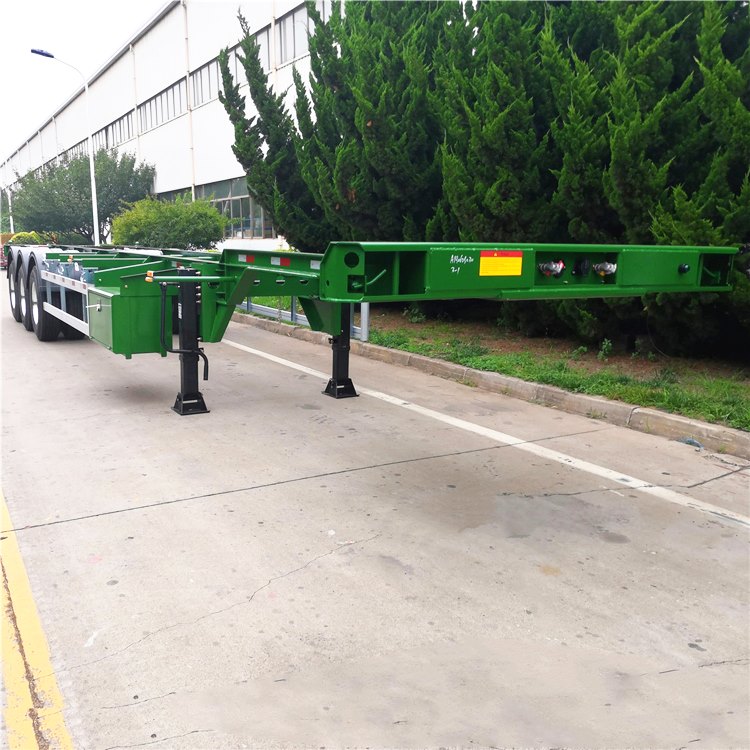 Tri Axle Chassis CIMC 40ft Container Transport Trailer
