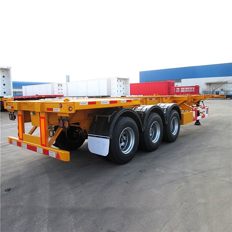 CIMC 40ft Skeleton 3 Axle Container Trailer Chassis