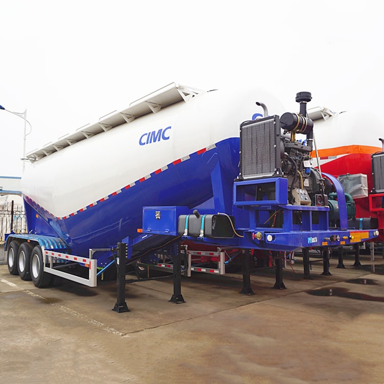 CIMC Tri Axle Pneumatic Dry Bulk Trailer for Sale in Tanzania