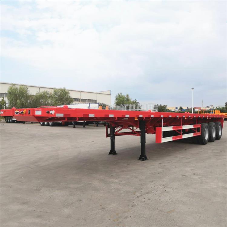 Tri Axle Flatbed Truck Trailer