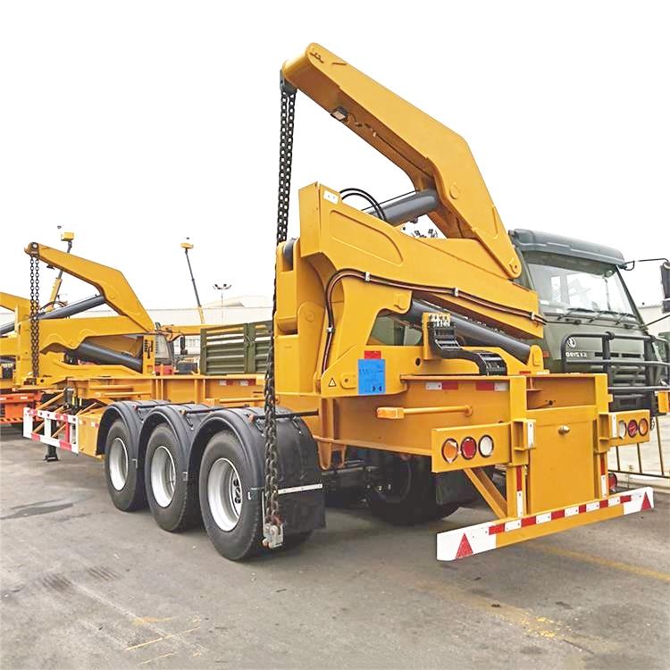 1020mm Length 45 Ton 40Ft Side Loader Container Trailer