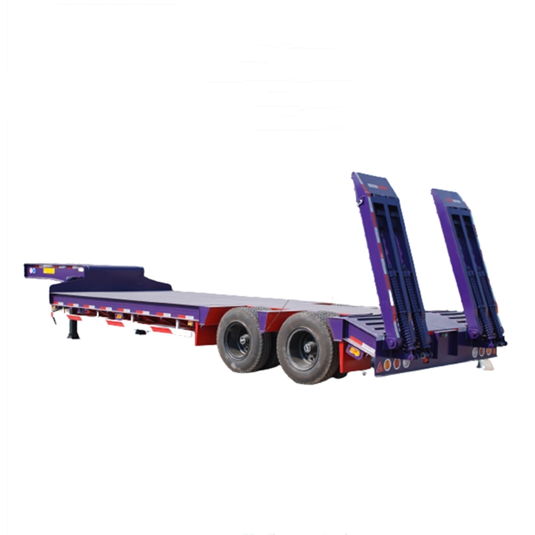 2 Axle Semi Low Loader Trailer 