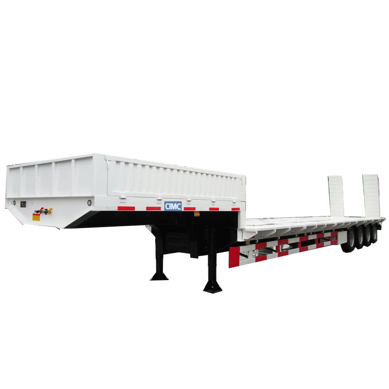 CIMC 4 Axle 120 Ton Low Loader Truck Trailer