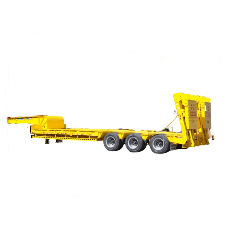 3 Axle Semi Low Loaders Trailer for Heavy Loaders