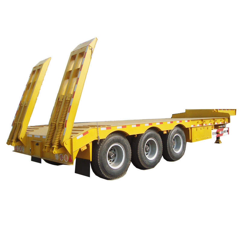 CIMC Tri Axle 60T Low Loader Truck Trailer