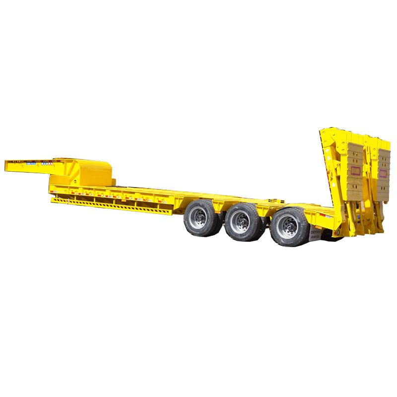 CIMC Tri Axle 80 Ton Low Loader Trailer