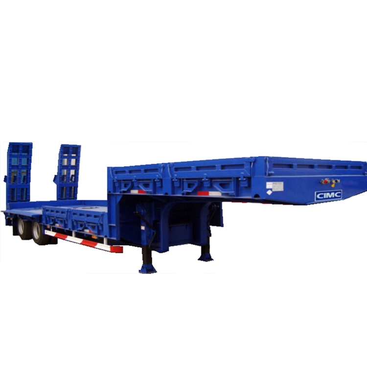 CIMC 2 Axle Low Bed Trailer Price for Sale