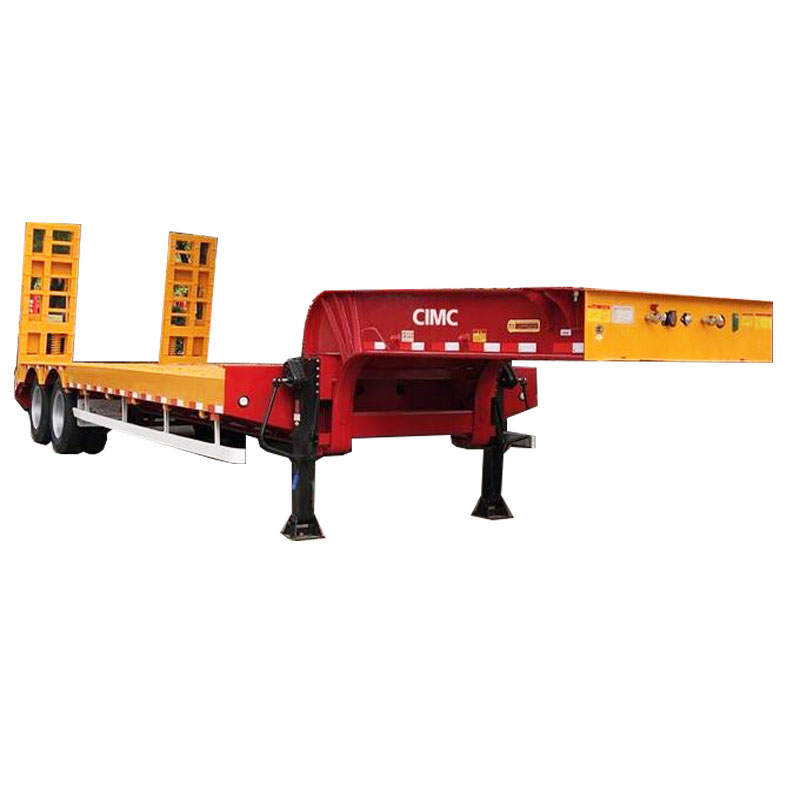 CIMC 2 Axle 50 Tons Low Loader Trailer