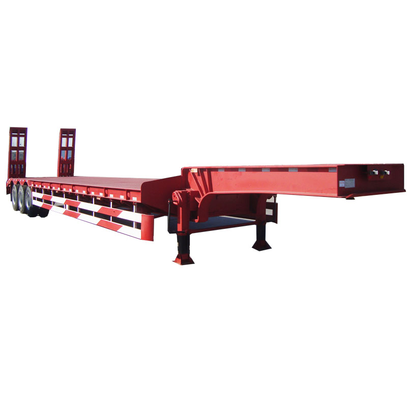 CIMC Tri Axle 60T Semi Low Loader Trailer