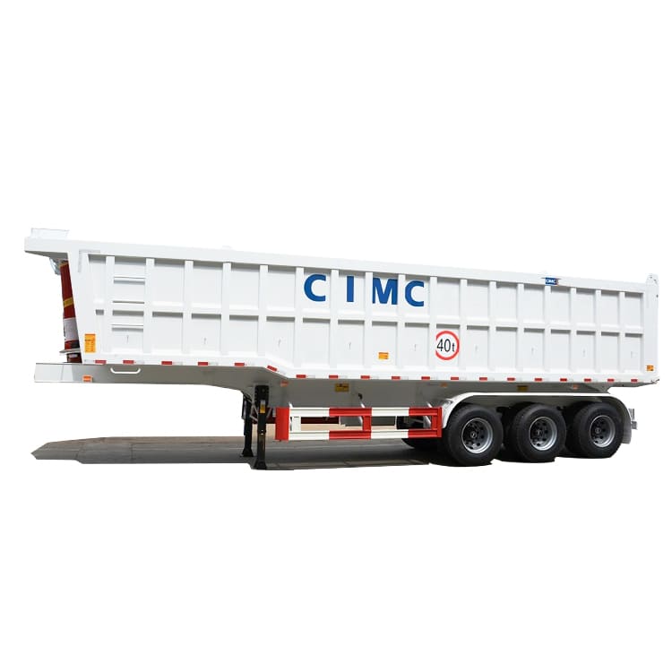 CIMC 3 Axles 60 Ton Tractor Tipper Trailer