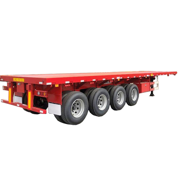 4 Axle 40Ft Flatbed Semi Trailer 