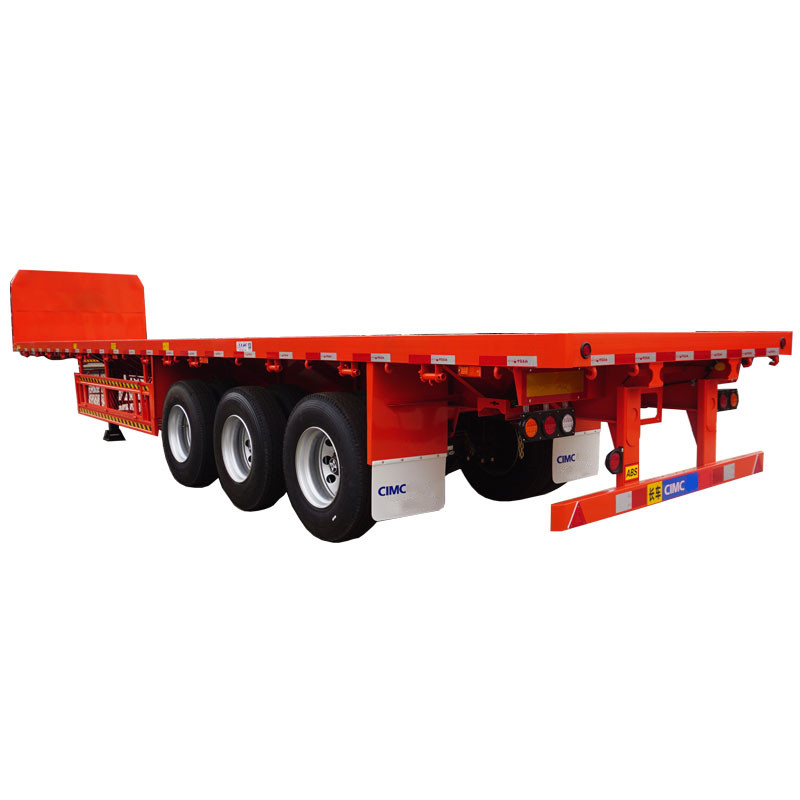 Tri Axle Flatbed Semi Trailer