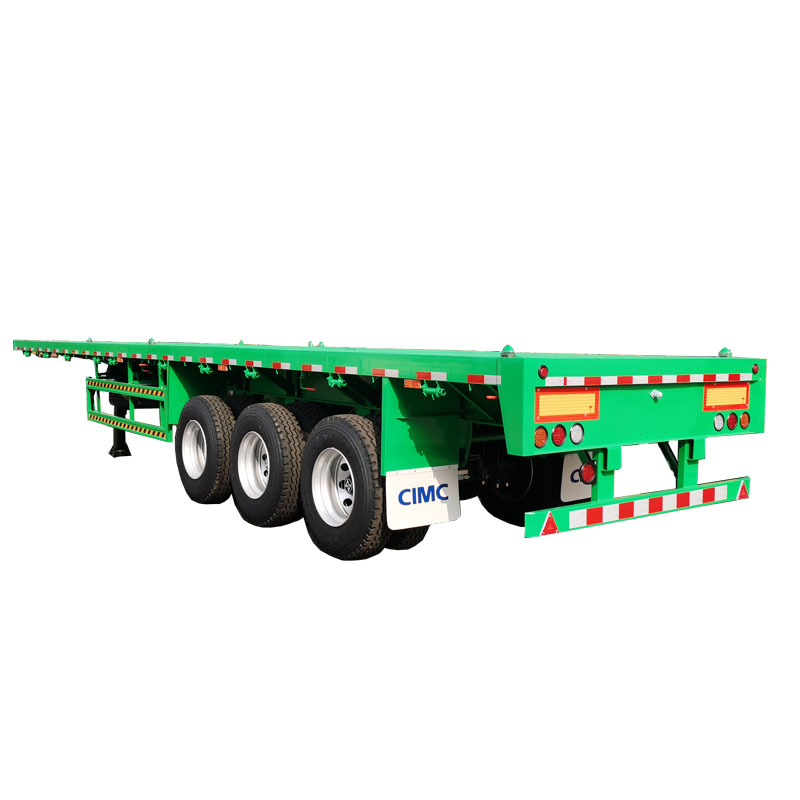 3 Axle Flatbed Semi Trailer