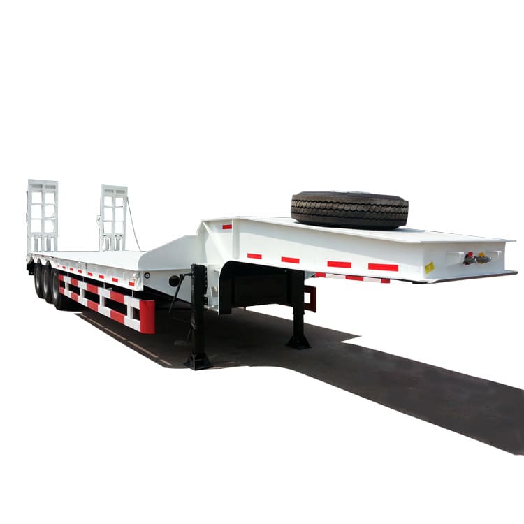 CIMC 3 Axles Low Bed Truck Trailer