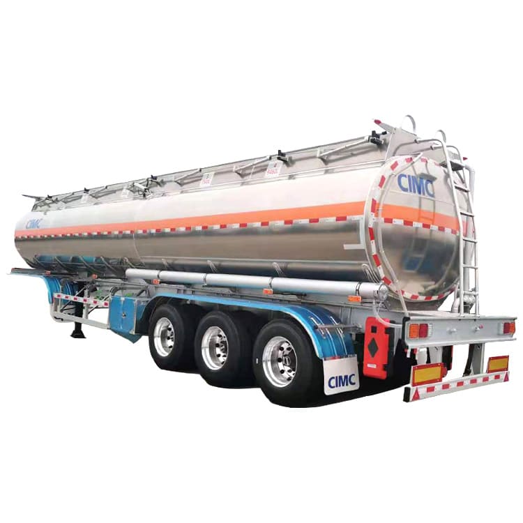 CIMC 42000 Liters Truck Aluminum Fuel Tanks Trailer
