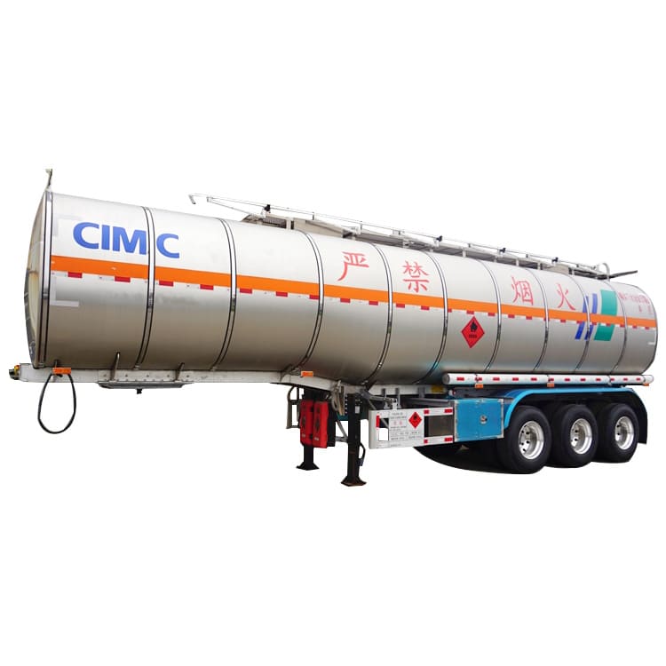 CIMC 3 Axles Aluminum Diesel Transfer Tank Trailer