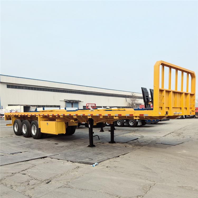 12.5m Flatbed Trailer with Front Wall