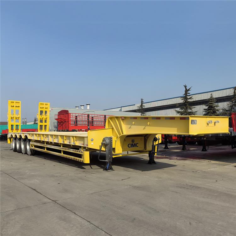 CIMC 4 Axle 100 Ton Low Loader Trailer