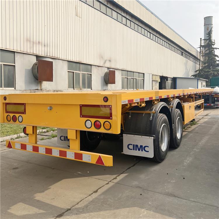 2 Axle 40ft Flatbed Container Trailer
