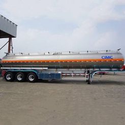 CIMC Tri Axle Aluminum Fuel Tanker Trailer