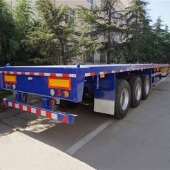 3 Axle Flatbed Tractor Trailer