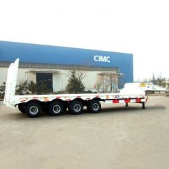 CIMC 4 Axle Low Bed Trailer for Sale