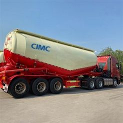 CIMC Tri Axle Cement Bulker Truck Trailer