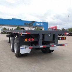 CIMC 2 Axle Flatbed Truck Trailer