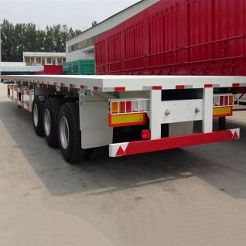CIMC Tri Axle Flat Deck 40 Foot Flatbed Trailer