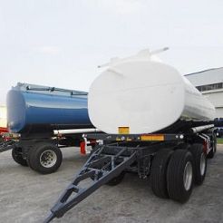 CIMC 3 Axles 20CBM Drawbar Fuel Tanker Trailer for Sale In Zambia