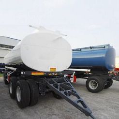 CIMC 3 Axle 20000 Liters Drawbar Fuel Tank Full Trailer for Sale