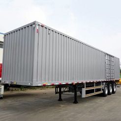 3 Axle 40ft Enclosed Van Cargo Box Truck Semi Trailer - CIMC Trailers