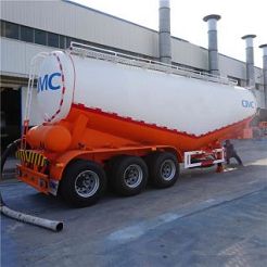 3 Axle Bulk Cement Tanker Semi Trailer for Sale-CIMC Manufacturer